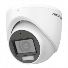 Dual Light - Camera analog 2MP, lentila 2.8mm, IR 30m, WL 20m, TVI/AHD/CVI/CVBS, Mic., IP67 - HIKVISION DS-2CE76D0T-LMFS-2.8mm