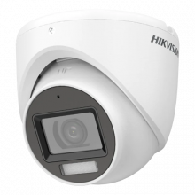 Camera supraveghere analog HIKVISION 3K Dual Light - lentila 2.8mm, IR 30m, WL 20m, TVI/AHD/CVI/CVBS, Mic. - DS-2CE76K0T-LMFS-2.8mm