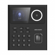Terminal control acces cu Recunoastere faciala, Amprenta, Card, PIN, camera 2MP, ecran color 2.4 inch - HIKVISION DS-K1T320MFWX