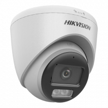 ColorVu, Dual Light -Camera analog 3K, lentila 2.8mm, IR 40m, WL 40m, TVI/AHD/CVI/CVBS, Mic., IP67 - HIKVISION DS-2CE72KF0T-LFS-2.8mm