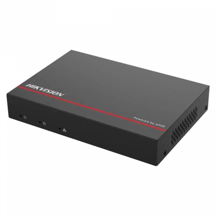 NVR 4 canale 4MP, 4 porturi PoE, SSD 1 TB - HIKVISION DS-E04NI-Q1-4P1T NVR 4 canale 4MP, 4 porturi PoE, SSD 1 TB - HIKVISION DS-E04NI-Q1-4P1T