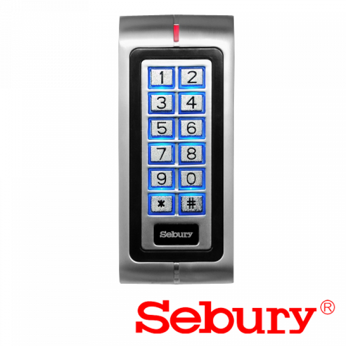 Controler stand-alone cu tastatura si cititor card, carcasa antivandal - SEBURY SEB-K2 Controler stand-alone cu tastatura si cititor card, carcasa antivandal - SEBURY SEB-K2