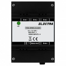 Doza selectie video, 4 intrari video SMART - ELECTRA VSB.4DN02.ELG04