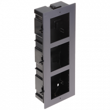 Rama montaj ingropat, 3 module, pentru Interfon modular - HIKVISION DS-KD-ACF3