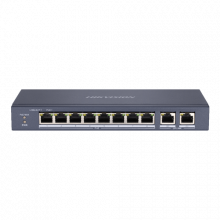Switch 8 porturi PoE, 2 porturi uplink RJ45 Gigabit - HIKVISION DS-3E0310P-E-M