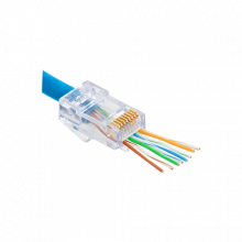 Mufa RJ-45 UTP Cat.6 EZ Passthrough (100 buc) RJ45-CAT6-EZ