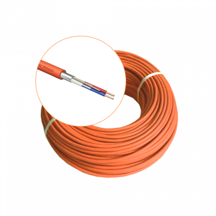 Cablu incendiu JE-H(St)H FE 180 E30/E90, 1x2x08 ecranat, 100m - EuroClass MEK90-1x2x08 Cablu incendiu JE-H(St)H FE 180 E30/E90, 1x2x08 ecranat, 100m - EuroClass MEK90-1x2x08