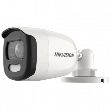 Camera supraveghere  Analog HIKVISION 5MP, lentila 2.8mm, Smart light 20 m, ColorVu, PoC - DS-2CE10HFT-E-2.8mm