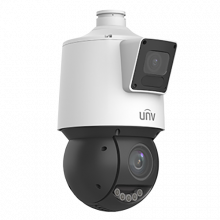 Camera Dual-lens IP, PTZ, 4MP, 25X, IR100m&WL30m, AutoTracking, Audio, Alarm, PoE, IP66 - UNV IPC94144SFW-X25-F40C