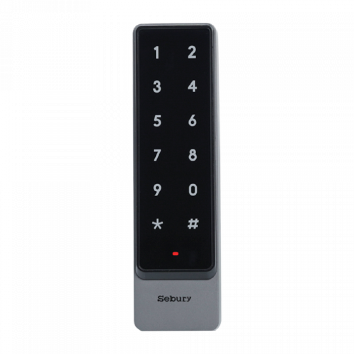 Controler stand-alone cu tastatura touch si cititor card EM 125kHz + Mifare 13.56MHz, carcasa antivandal - SEBURY SEB-sTouch2s Controler stand-alone cu tastatura touch si cititor card EM 125kHz + Mifare 13.56MHz, carcasa antivandal - SEBURY SEB-sTouch2s