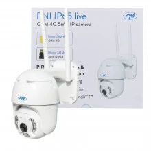 Camera supraveghere exterior PNI IP65 live PTZ 5MP, GSM 4G, slot card micro SD, detectie miscare Camera supraveghere exterior PNI IP65 live PTZ 5MP, GSM 4G, slot card micro SD, detectie miscare