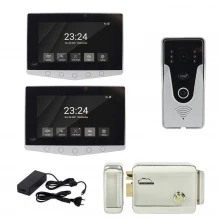 Kit videointerfon PNI DF780 cu 2 monitoare, ecran 7 inch, slot card, comanda 2 porti, inregistrare miscare eveniment Kit videointerfon PNI DF780 cu 2 monitoare, ecran 7 inch, slot card, comanda 2 porti, inregistrare miscare eveniment