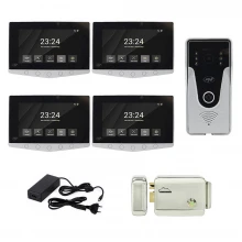 Kit videointerfon PNI DF780 cu 4 monitoare, ecran 7 inch, slot card, comanda 2 porti, inregistrare miscare eveniment Kit videointerfon PNI DF780 cu 4 monitoare, ecran 7 inch, slot card, comanda 2 porti, inregistrare miscare eveniment