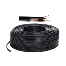 Rola 100 M cablu CCTV coaxial RG 59 cu alimentare 2 X 0,75 mm Rola 100 M cablu CCTV coaxial RG 59 cu alimentare 2 X 0,75 mm