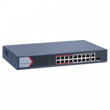 Switch 16 porturi PoE 100Mbps, 1 port Gigabit combo, 1 Gigabit RJ45, SMART Management - HIKVISION DS-3E1318P-EI-M Switch 16 porturi PoE 100Mbps, 1 port Gigabit combo, 1 Gigabit RJ45, SMART Management - HIKVISION DS-3E1318P-EI-M