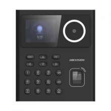 Terminal control acces cu Recunoastere faciala, Amprenta, Card, PIN, camera 2MP, ecran color 2.4 inch - HIKVISION DS-K1T320MFWX