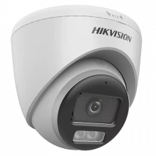 ColorVu, Dual Light - Camera analog 2MP, lentila 2.8mm, IR 40m, WL 40m, TVI/AHD/CVI/CVBS, Mic., IP67 - HIKVISION DS-2CE72DF0T-LFS-2.8mm