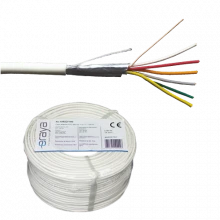 Cablu de alarma 6 fire ecranate, cupru integral, 100m - eRaya AL10622-100 Cablu de alarma 6 fire ecranate, cupru integral, 100m - eRaya AL10622-100