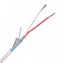 Cablu de alarma 2 fire ecranate, cupru integral, 100m 2CUEF
