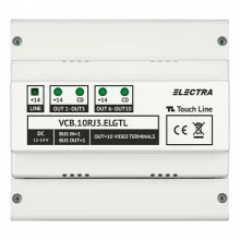 Doza derivatie video 10 iesiri pentru EXPERT, G3 - ELECTRA VCB.10RJ3.ELGTL