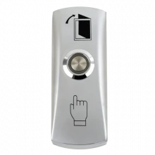 Buton iesire aplicabil din metal, cu LED CSB-805L