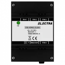 Doza selectie video, 4 intrari video SMART - ELECTRA VSB.4DN02.ELG04 Doza selectie video, 4 intrari video SMART - ELECTRA VSB.4DN02.ELG04