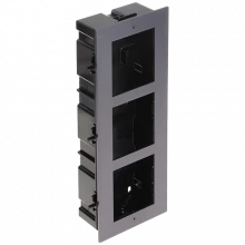 Rama montaj ingropat, 3 module, pentru Interfon modular - HIKVISION DS-KD-ACF3