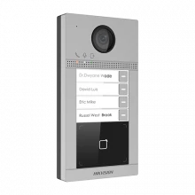 Panou exterior videointerfon TCP/IP pentru 4 familii, Wi-Fi 2.4GHz, control acces integrat - HIKVISION DS-KV8413-WME1 Panou exterior videointerfon TCP/IP pentru 4 familii, Wi-Fi 2.4GHz, control acces integrat - HIKVISION DS-KV8413-WME1