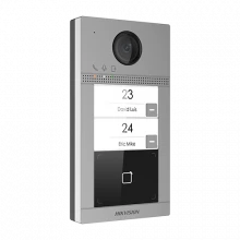 Panou exterior videointerfon TCP/IP pentru 2 familii, Wi-Fi 2.4GHz, control acces integrat - HIKVISION DS-KV8213-WME1 Panou exterior videointerfon TCP/IP pentru 2 familii, Wi-Fi 2.4GHz, control acces integrat - HIKVISION DS-KV8213-WME1