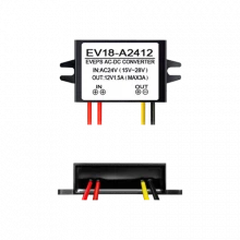 Convertor tensiune 14-28VAC la 12VDC, 1.5A EV18-A2412
