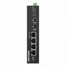 Switch 4 porturi Gigabit PoE, 2 porturi uplink SFP - HIKVISION DS-3T0506HP-E-HS