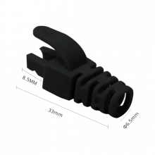 Manson protectie mufa RJ45, negru (100buc) RJ45-CAP-BK Manson protectie mufa RJ45, negru (100buc) RJ45-CAP-BK