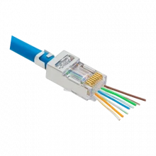 Mufa RJ-45 FTP Cat.5e EZ Passthrough ecranata (100 buc) RJ45M-CAT5-EZ