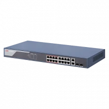 Switch 16 porturi PoE 100Mbps, 2 port uplink Gigabit, SMART Management - HIKVISION DS-3E1318P-EI Switch 16 porturi PoE 100Mbps, 2 port uplink Gigabit, SMART Management - HIKVISION DS-3E1318P-EI