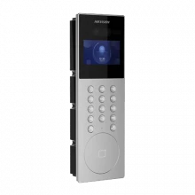 Panou exterior videointerfon TCP/IP pentru blocuri si spatii birouri, control acces integrat card si DETECTIE FACIALA - HIKVISION DS-KD9203-E6 Panou exterior videointerfon TCP/IP pentru blocuri si spatii birouri, control acces integrat card si DETECTIE FACIALA - HIKVISION DS-KD9203-E6