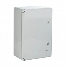 Cutie distributie IP65 din ABS gri, usa mata, placa metalica, 400x500x175 mm PP3003