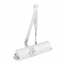 Amortizor hidraulic alb RAL9016 cu brat articulat - DORMA TS68-WHITE Amortizor hidraulic alb RAL9016 cu brat articulat - DORMA TS68-WHITE