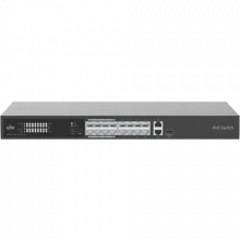 Switch 16 porturi PoE, 1 port Gigaethernet, 1 port Combo - UNV NSW2020-16T1GT1GC-POE-IN